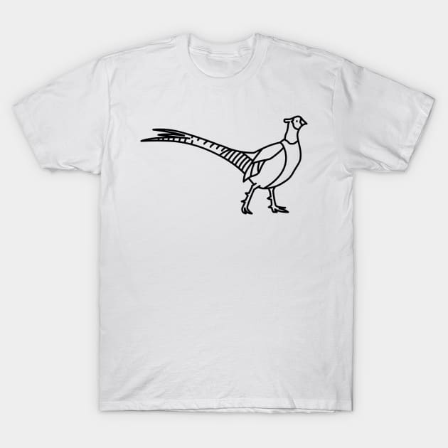 Pheasant T-Shirt by Radradrad